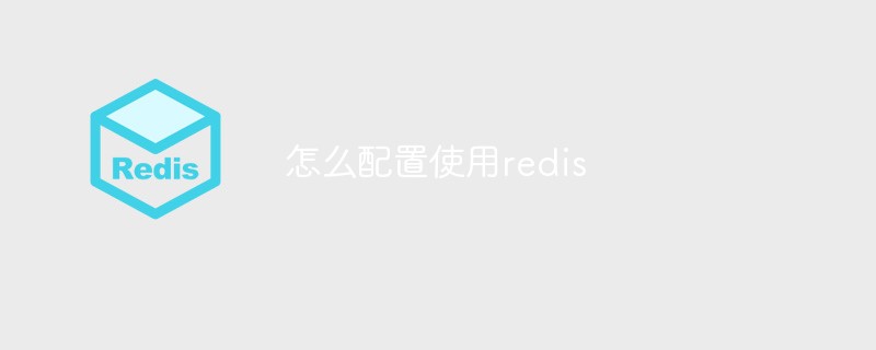 怎么配置使用redis