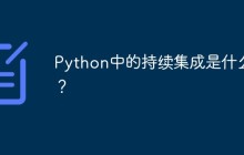 Python中的持续集成是什么？