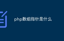 php数组指针是什么