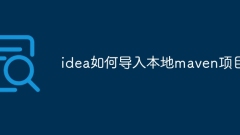 How to import local maven project in idea