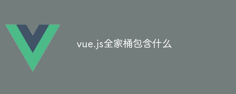 vue.js 패밀리 버킷에는 무엇이 포함되어 있나요?