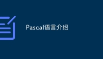 Pascal语言介绍
