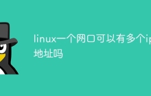 linux一个网口可以有多个ip地址吗