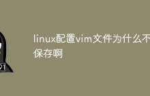linux配置vim文件为什么不能保存啊