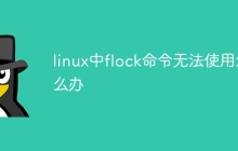 linux中flock命令无法使用怎么办