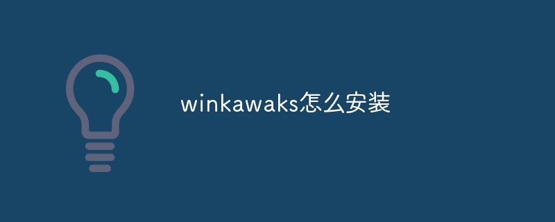 How to install winkawaksrom