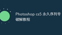 Photoshop cs5 永久序列号破解教程