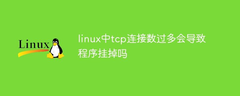 linux中tcp连接数过多会导致程序挂掉吗