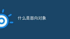 What does object-oriented mean?