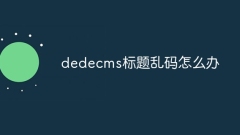 Apa yang perlu dilakukan jika tajuk dedecms bercelaru