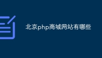 北京php商城网站有哪些