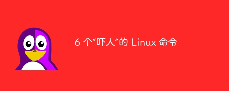 6가지 '무서운' Linux 명령