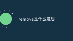 remove means