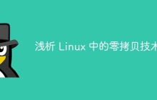 浅析 Linux 中的零拷贝技术