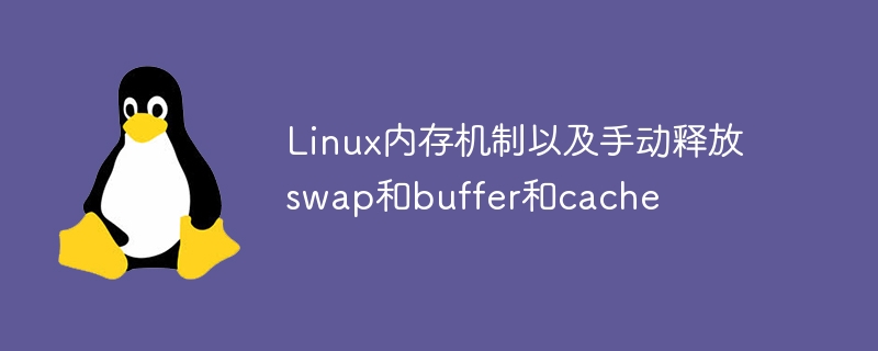 Linux 메모리 메커니즘과 스왑, 버퍼 및 캐시의 수동 릴리스