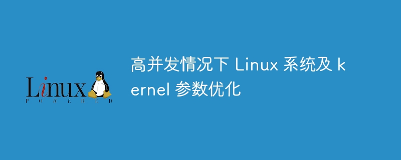 高并发情况下 Linux 系统及 kernel 参数优化