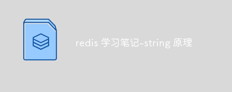 redis study notes-string principle