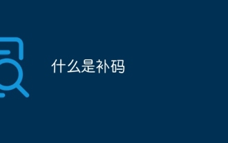 What is complement code