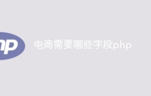 电商需要哪些字段php