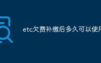 etc欠費補繳多久可以使用