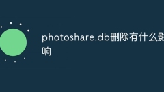 Welche Auswirkungen hat das Löschen von photoshare.db?