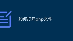 Bagaimana untuk membuka fail php