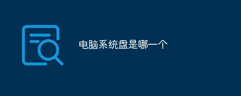 どのコンピュータのシステムディスクですか