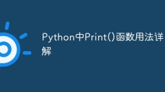 Penjelasan terperinci tentang penggunaan fungsi Print() dalam Python