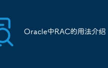 Oracle中RAC的用法介绍