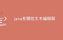 java有哪些文本编辑器