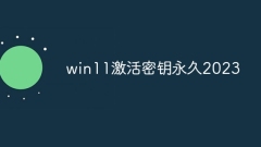 win11 활성화 키 영구 2023