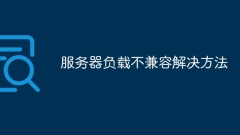 Server load incompatibility solution