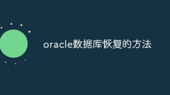 Méthode de récupération de base de données Oracle