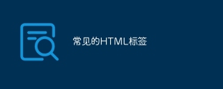 常见的HTML标签