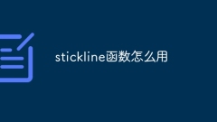 스틱라인 기능 사용법