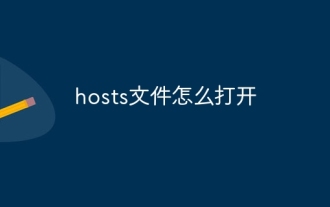 How to open hosts file