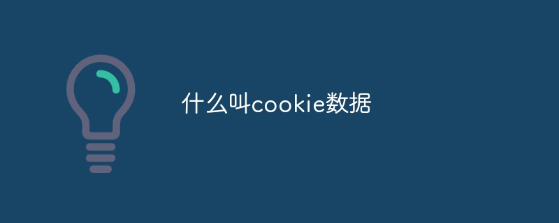 What is cookie data?