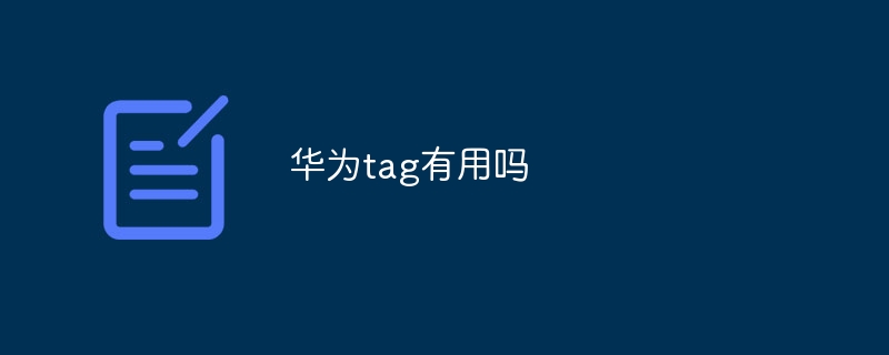 Huaweiタグは便利ですか？