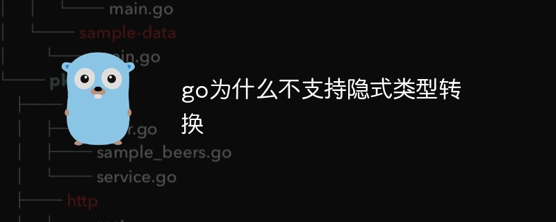 なぜ暗黙的な型変換をサポートしないのでしょうか?