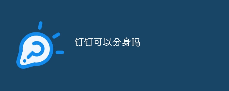 DingTalkを分離することはできますか?