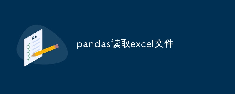pandas怎么读取excel文件