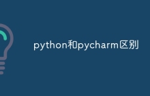 python和pycharm的区别