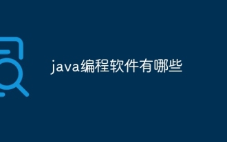Java プログラミング ソフトウェアとは何ですか?