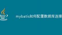 How to configure database connection in mybatis