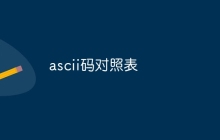 ascii码的对照表