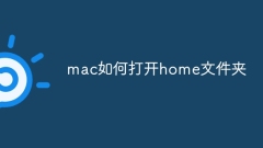 Bagaimana untuk membuka folder rumah pada mac