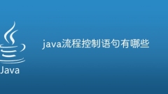 What are the java flow control statements?