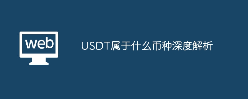 In-depth analysis of what currency USDT belongs to