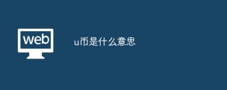 u币是什么意思