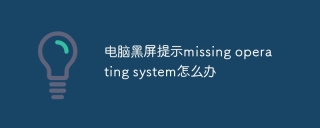 电脑黑屏提示missing operating system怎么办